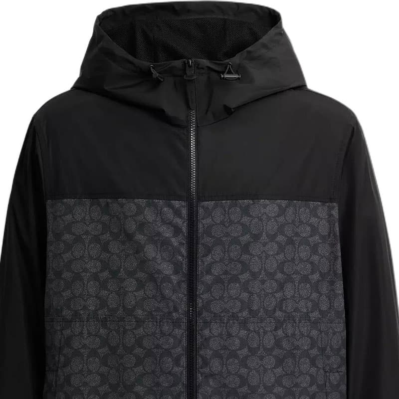 Куртка COACH Signature Full Zip Windbreaker In Recycled Polyester — фото 5