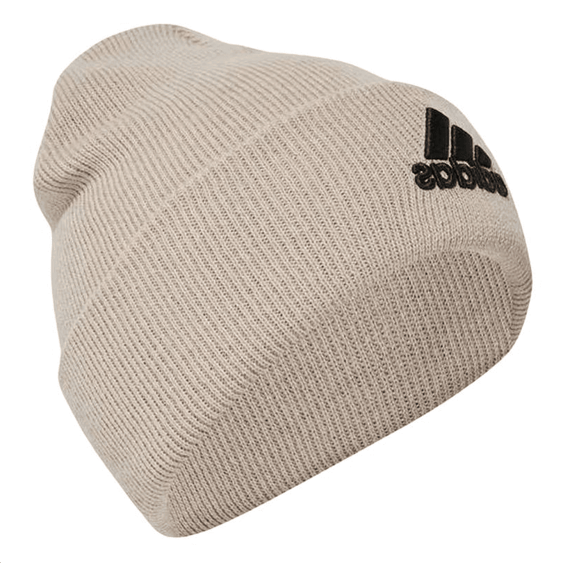 Шапка Adidas Шерсть Вязаная Модель Шапка-бини Унисекс Коричневая - изображение 2