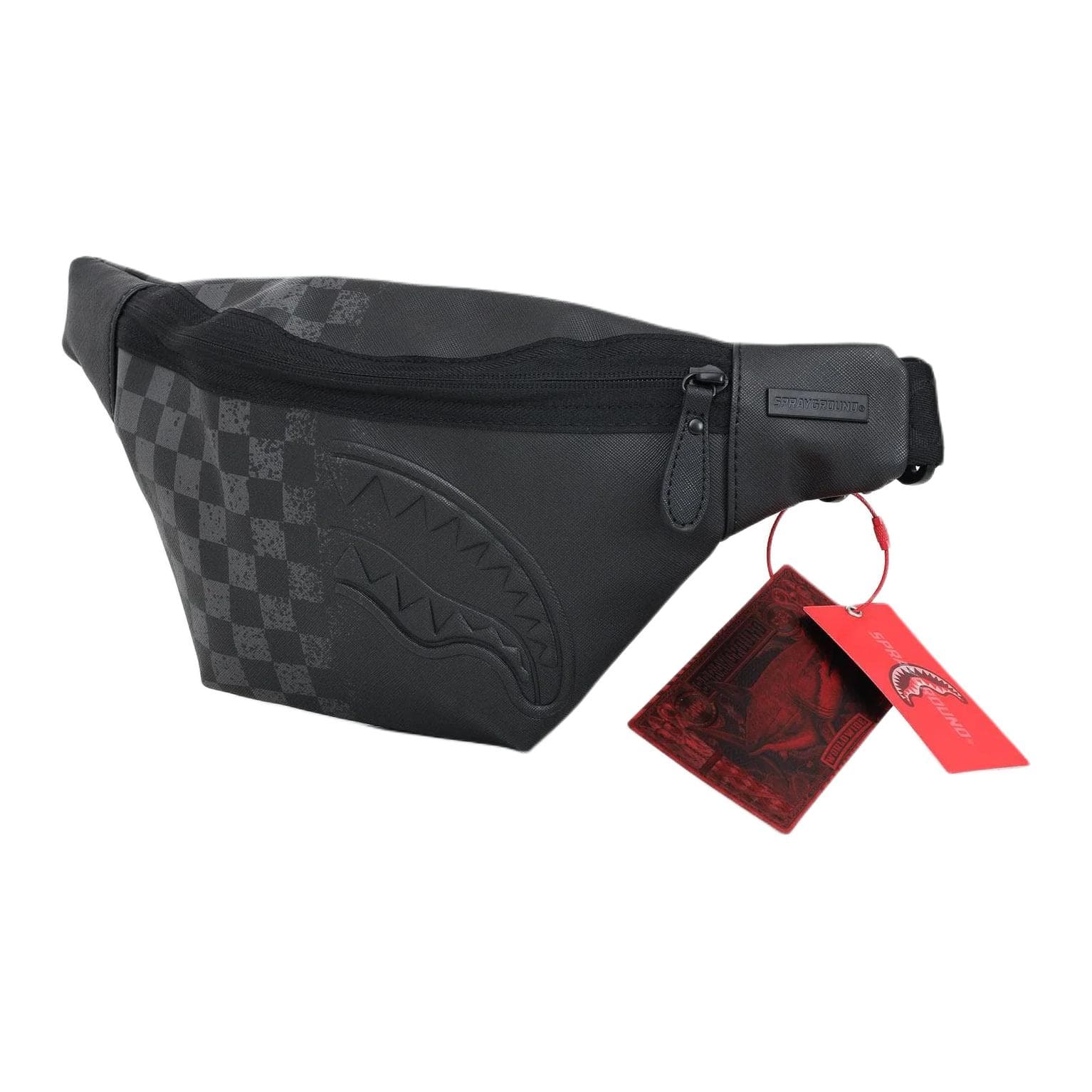 Поясная сумка SPRAYGROUND PVC Поясная сумка (бандана) Обычный (стандартный) Унисекс Черный - изображение 3