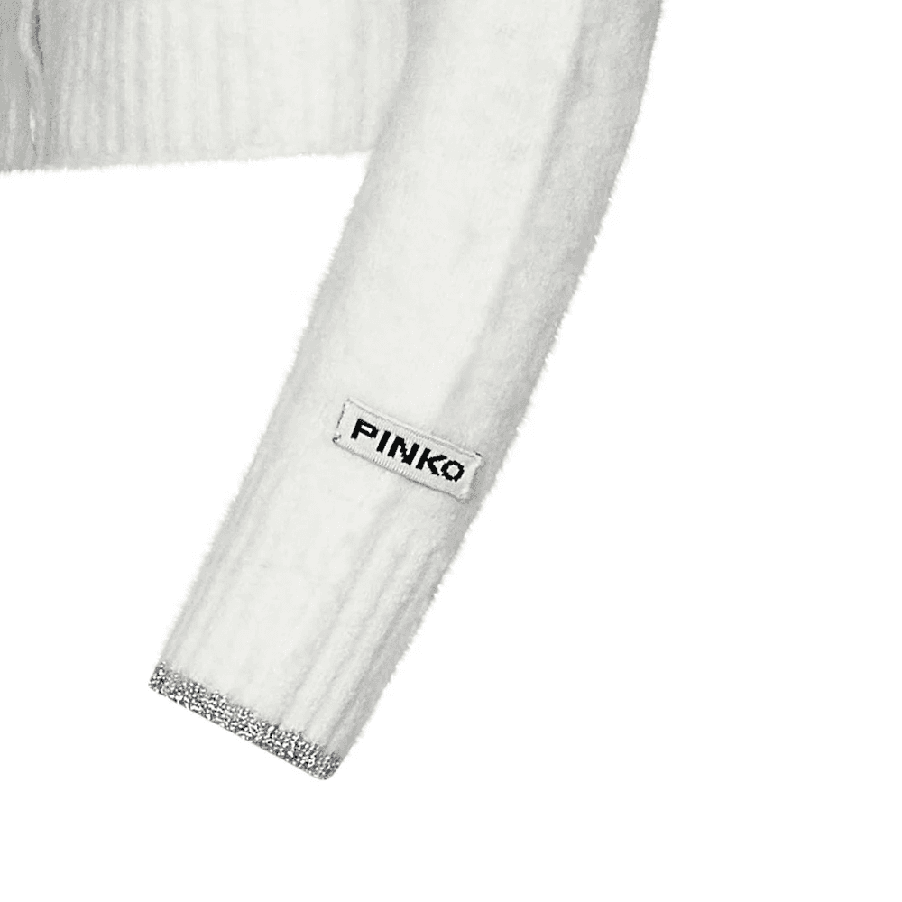 Кофта PINKO Белый Женский Трикотаж - изображение 4