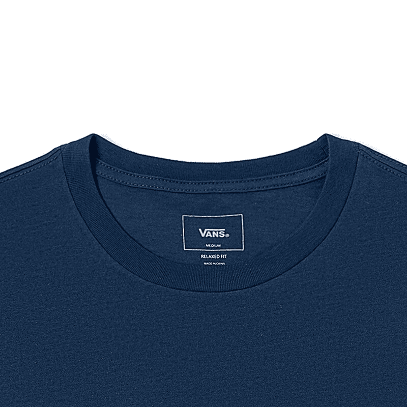 Футболка Vans Off The Wall T-Shirt Унисекс Темно-Синий - изображение 3