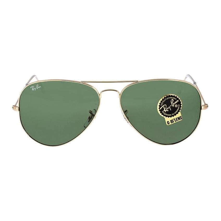 Солнцезащитные очки RayBan Металлические солнцезащитные очки Aviator унисекс золото - изображение 2