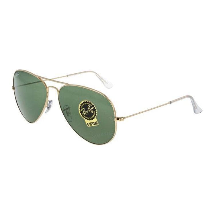 Солнцезащитные очки RayBan Металлические солнцезащитные очки Aviator унисекс золото - изображение 1