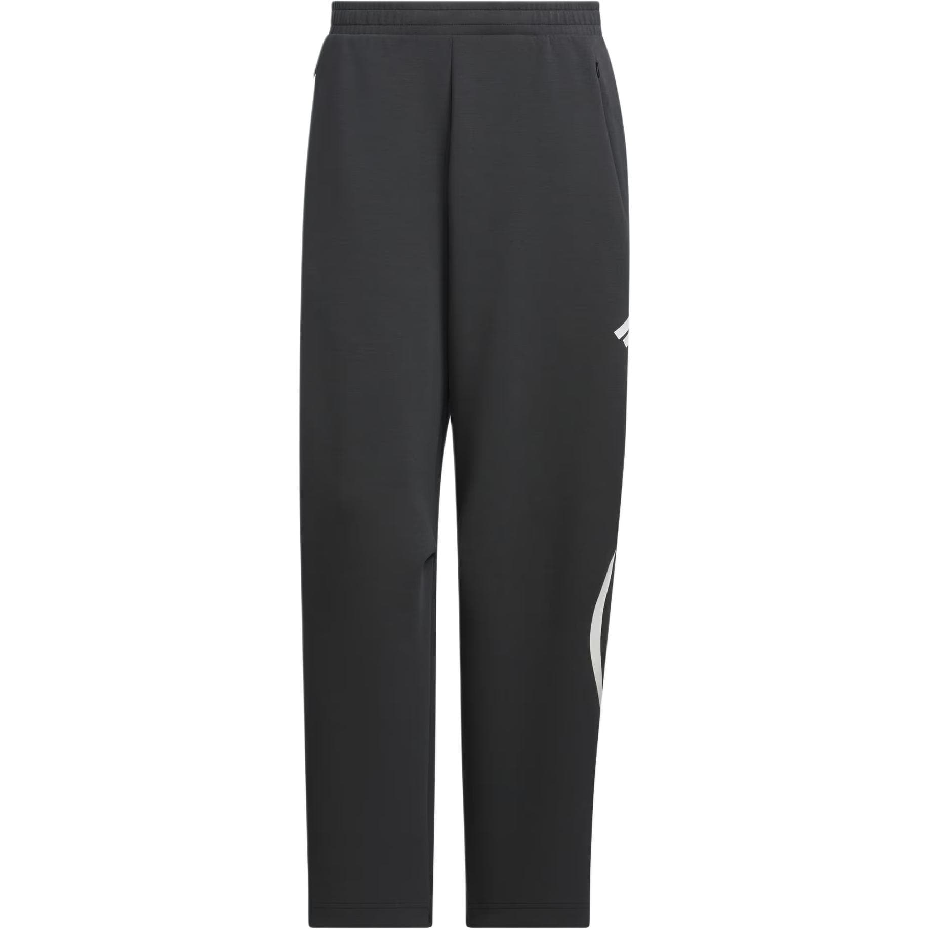 Штаны Adidas Sportlife SS25 Вязаные тренировочные брюки мужские цвет угольно-черный - изображение 1