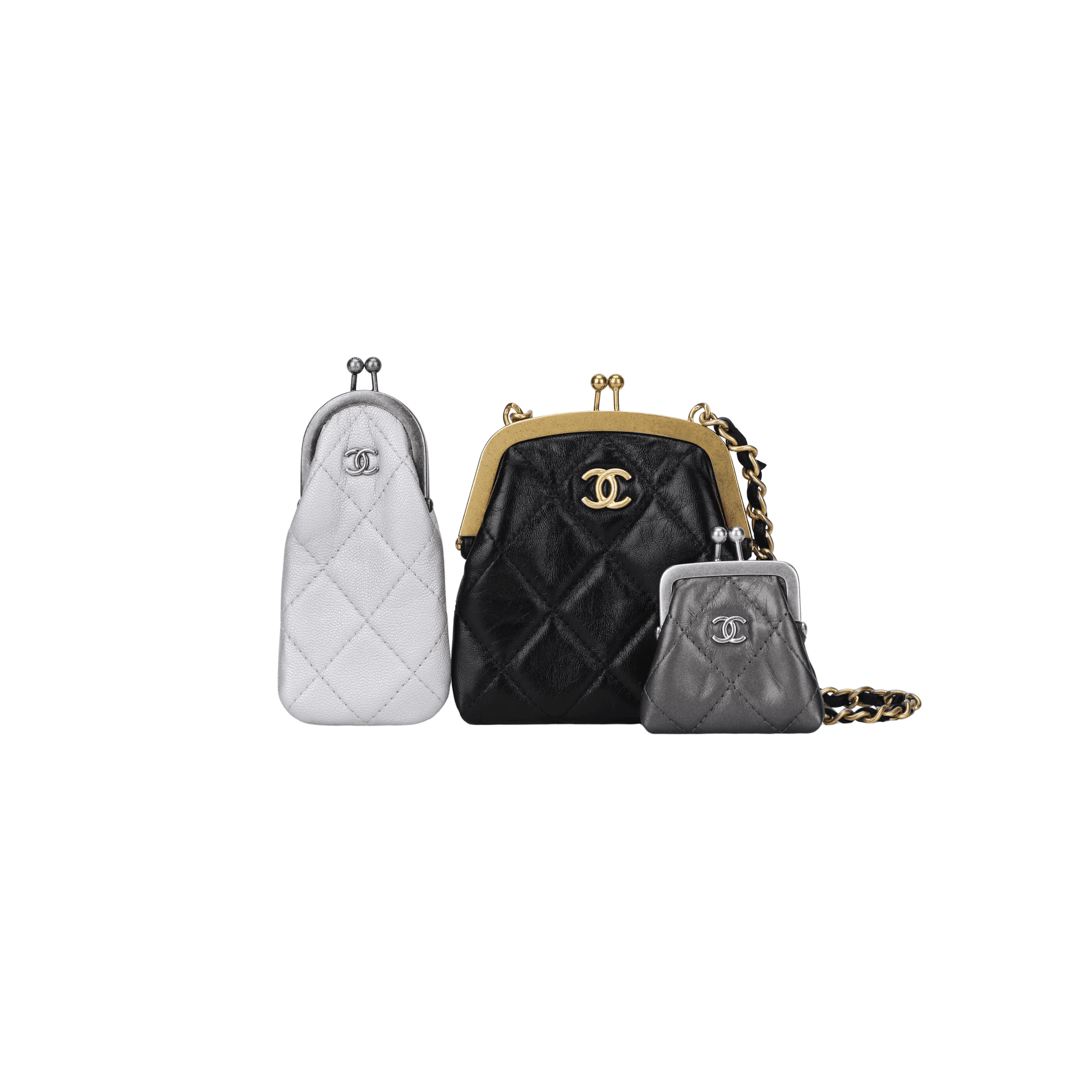 Сумка через плечо CHANEL Tri-Fold Leather Mini Bag - изображение 1