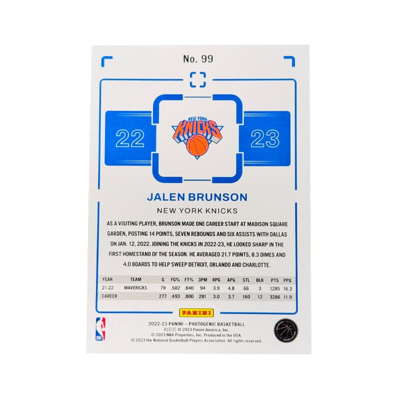 Коллекционные карточки PANINI Brunson Knicks Коллекция On Court Классический Выбор Изображений Основа Ticket Условия Допустимы - изображение 2