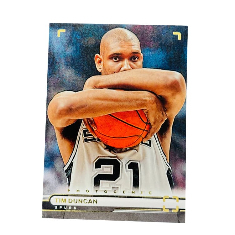 Коллекционные карточки PANINI Тим Дункан Спёрс Коллекция "На площадке" Классическая основа Тим Дункан Ручная скульптура Условия - изображение 1