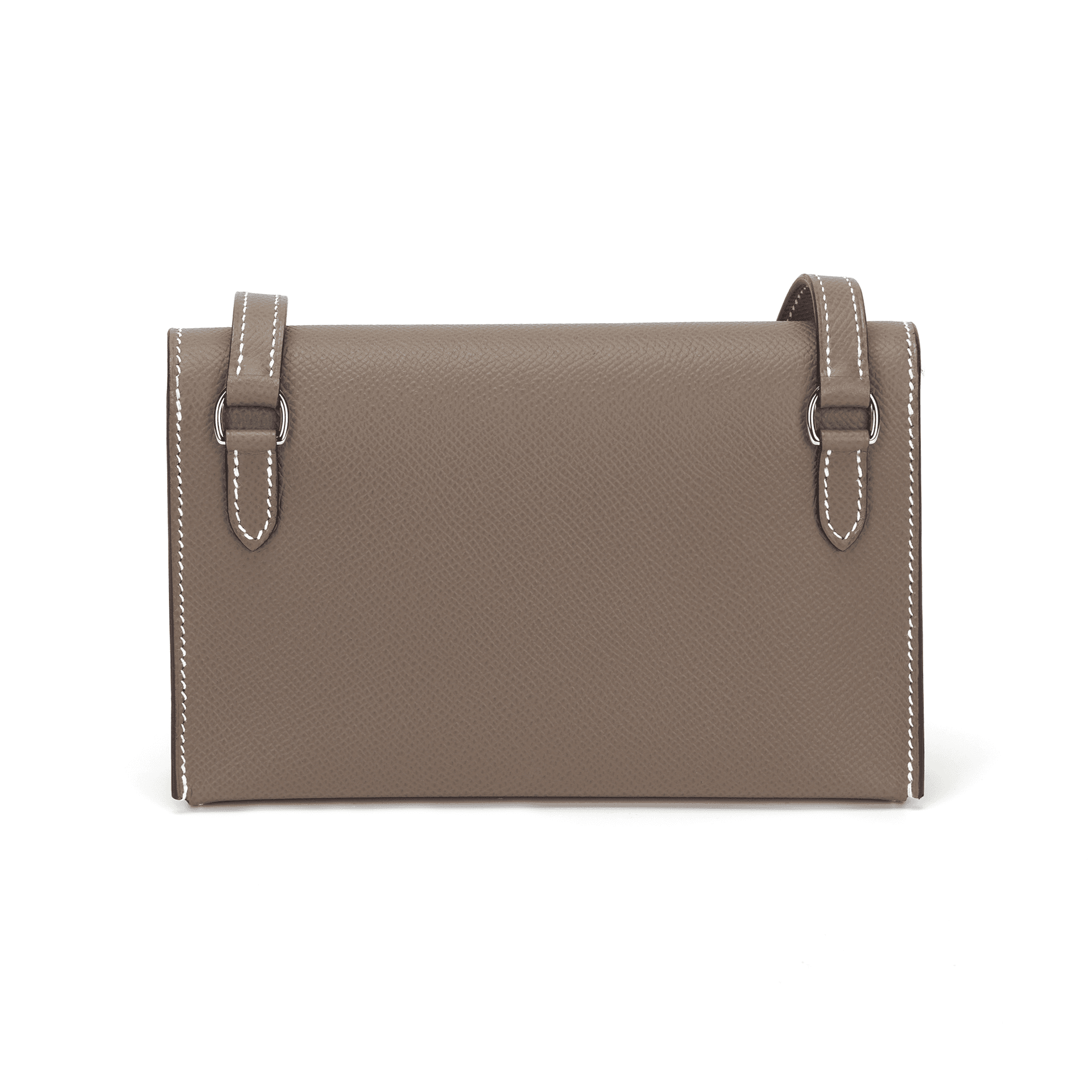 Сумка через плечо Hermes Epsom Wallet Etoupe Grey - изображение 4