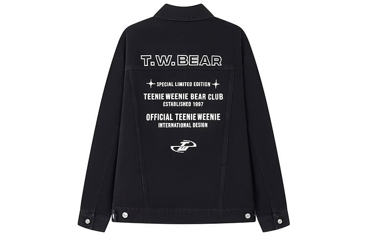 Куртка Teenie Weenie Men Разборный обруч Куртки Пальто Мужской Черный - изображение 2