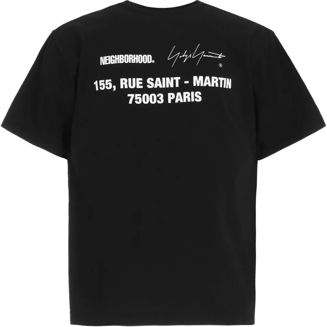 Футболка Yohji Yamamoto FW24 T Рубашка Мужская Черная - изображение 2