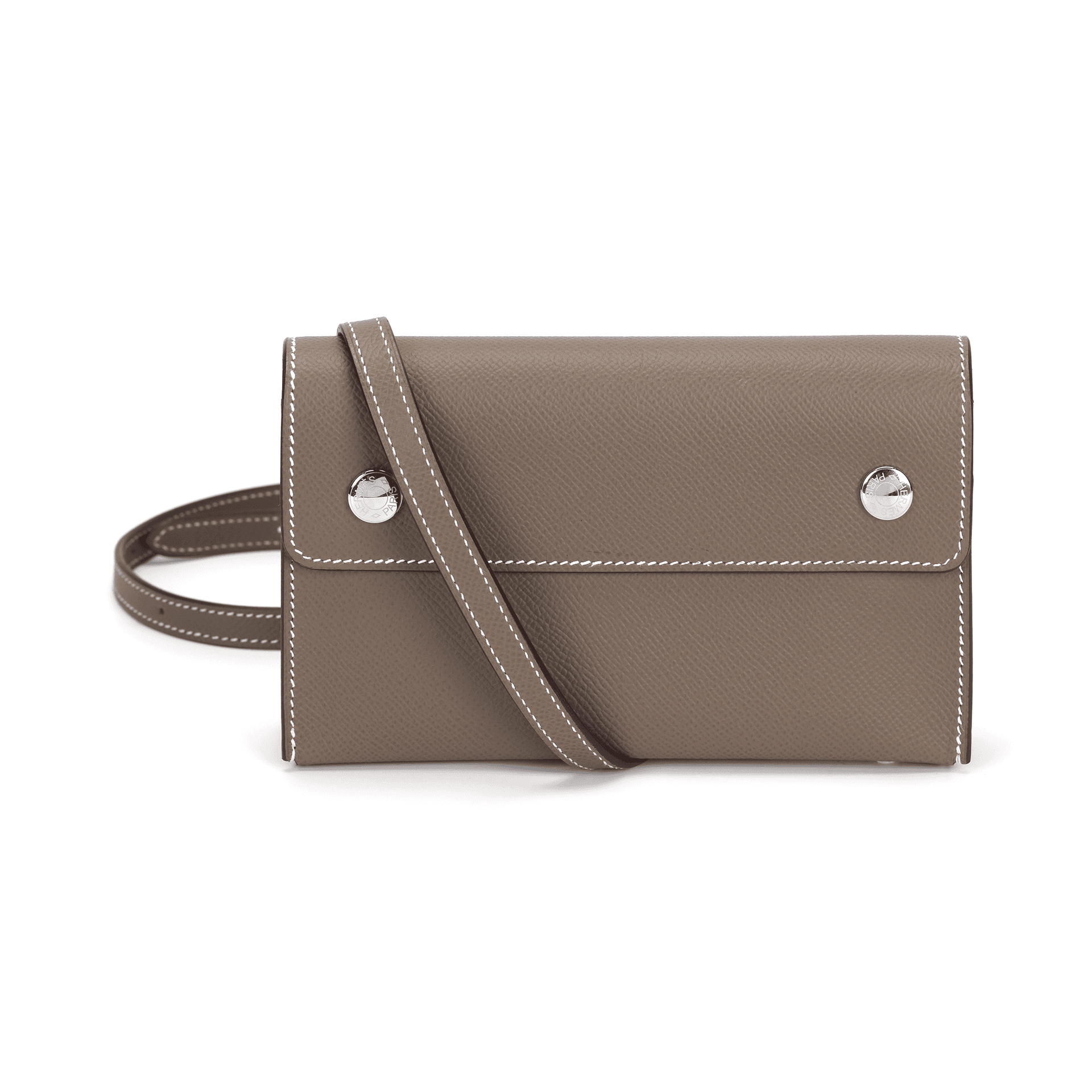 Сумка через плечо Hermes Epsom Wallet Etoupe Grey - изображение 1