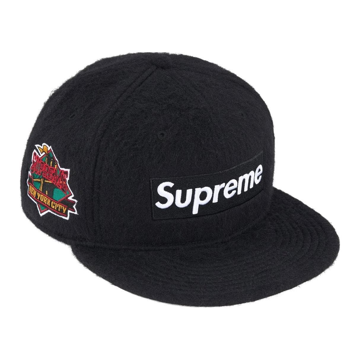 Кепка Supreme X New Era Бежевые Шерстяные Кепки Унисекс Морской Синий Верблюжий Красный Темно-Желтый Черный Розовый - изображение 7