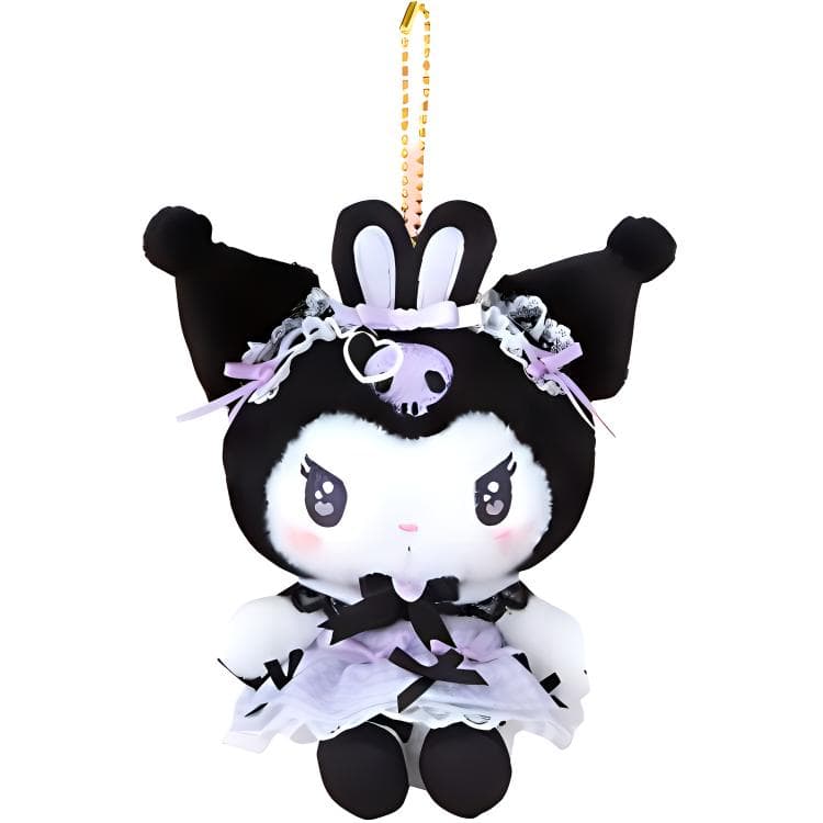 Санрио Kuromi Dreamy Кружево Куклы Плюшевый Украшение 15 см Длина корпуса - изображение 1