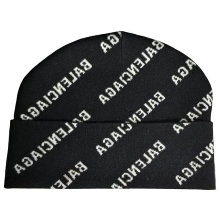 Шапка Шапки-бини Balenciaga унисекс черные - изображение 1