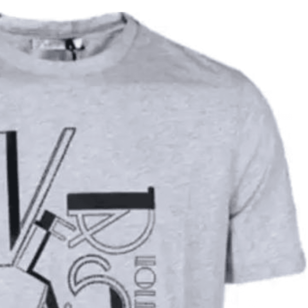 Футболка VERSACE JEANS COUTURE T-Рубашка Мужская Серого цвета - изображение 5