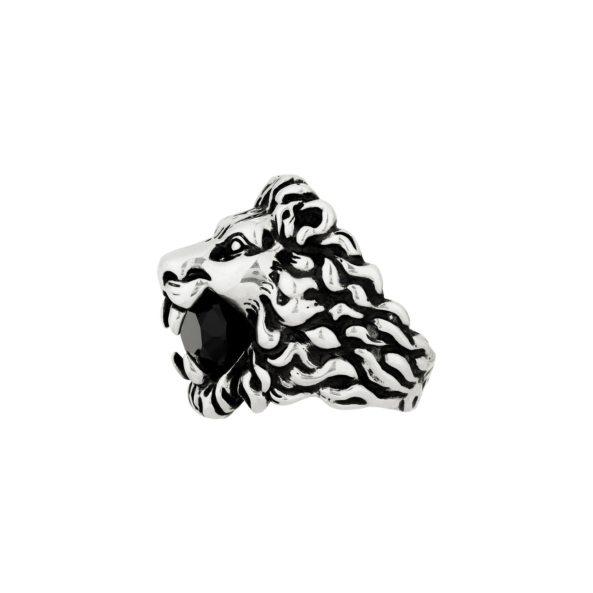 Кольцо GUCCI Crystal Lion Head Ring - изображение 2