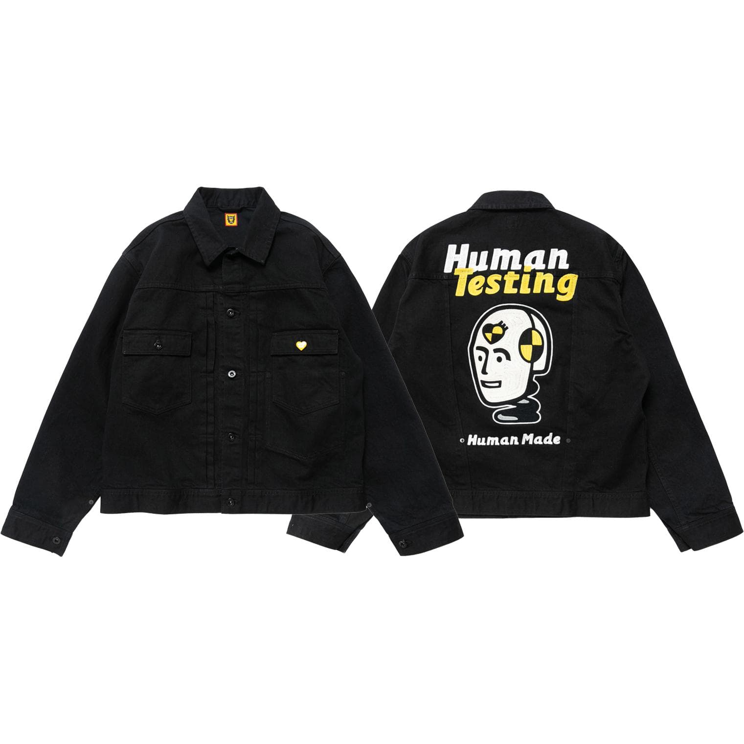 Джинсовая куртка HUMAN MADE SS22 AI ASAP Rocky Human Testing - изображение 3