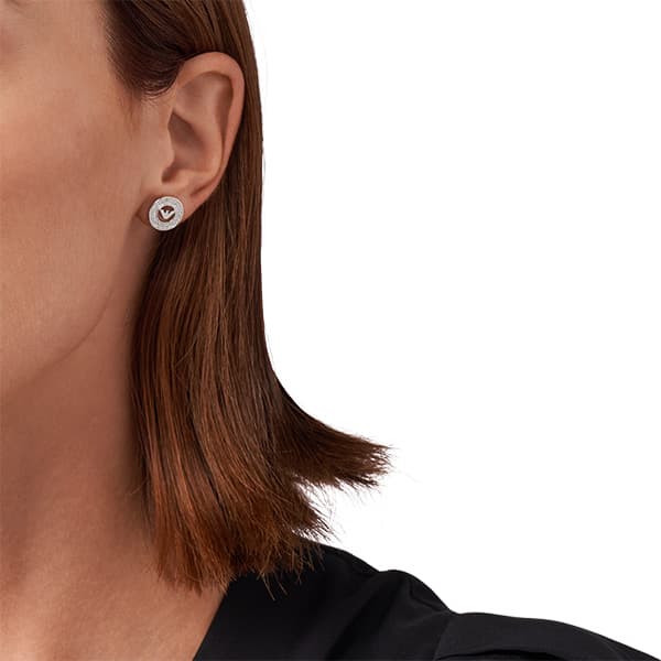 Серьги EMPORIO ARMANI Серьги с цирконием Женские Серебряные - изображение 2