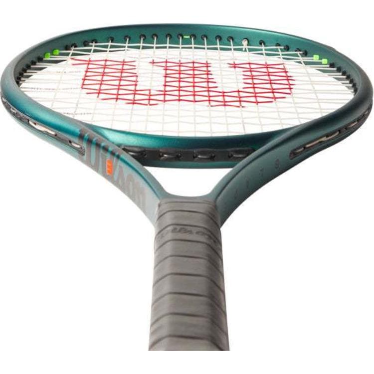Wilson BLADE V9 26 255г Ракетка Вес 100 Квадратный Дюймовый Голова Размер Черный Зеленый Школьный - изображение 4