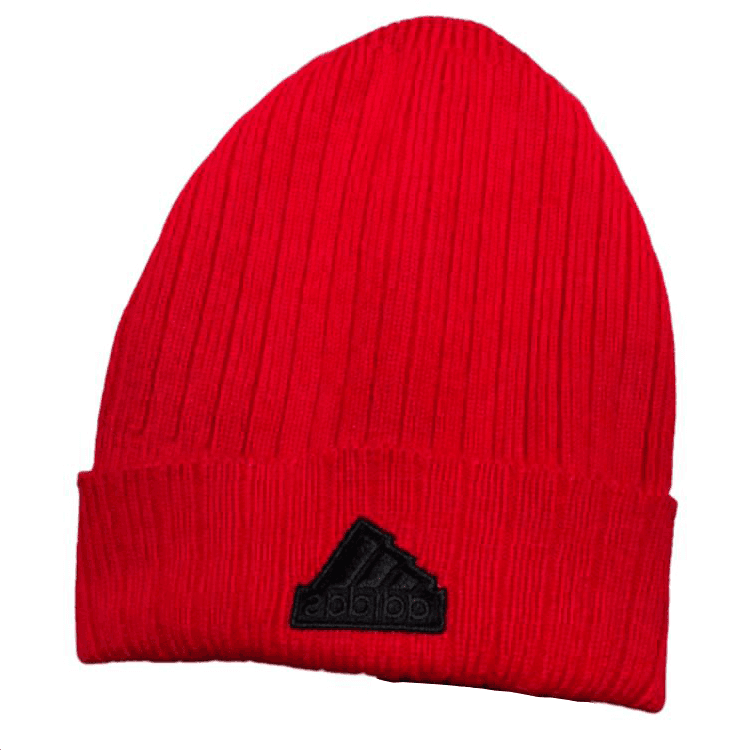 Шапка Adidas Трикотажная ткань Шапки-бини Унисекс Красный - изображение 2