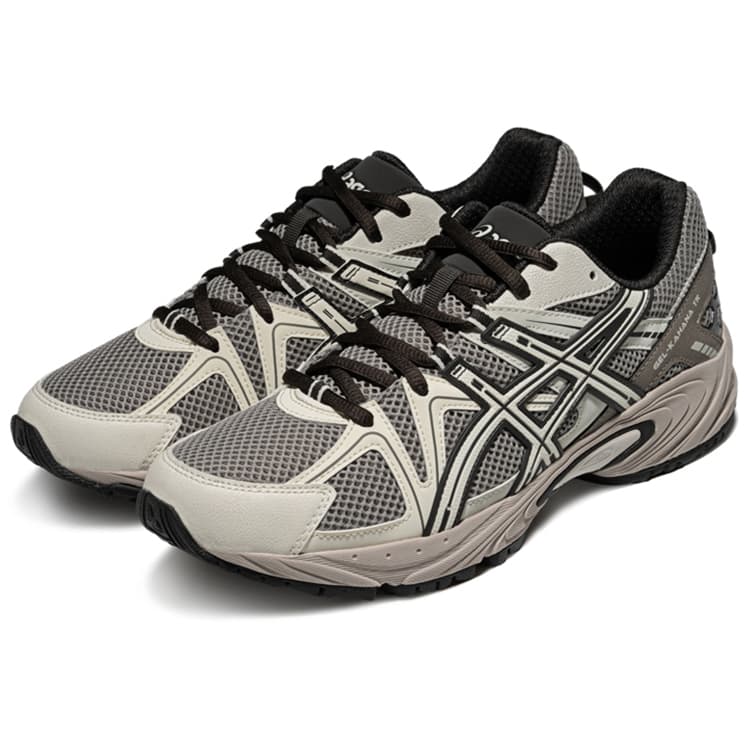 Кроссовки Asics Gel Kahana TR Синтетическая кожа Низкий топ массивные кроссовки Унисекс Серый - изображение 3