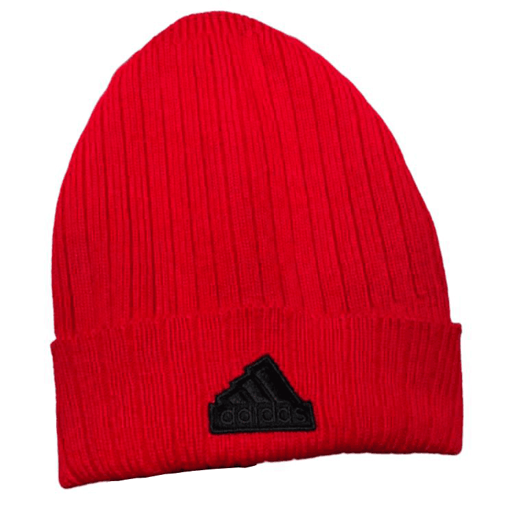 Шапка Adidas Трикотажная ткань Шапки-бини Унисекс Красный - изображение 1