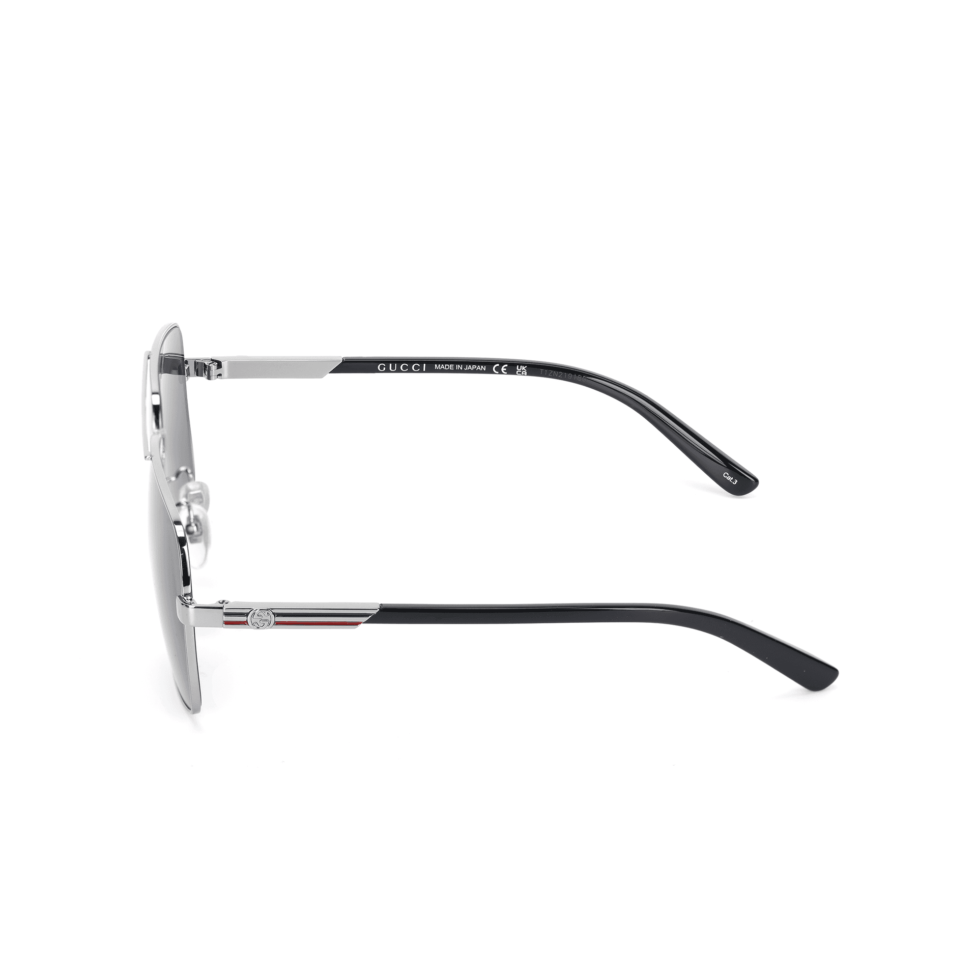 Солнцезащитные очки GUCCI Rectangular Sunglasses Black - изображение 3