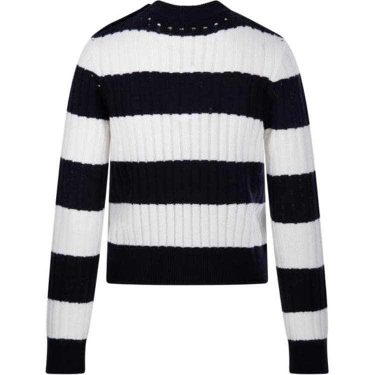 Кофта MaxMara Плюш с кольцевым рисунком Свитер Женские Черный - изображение 2