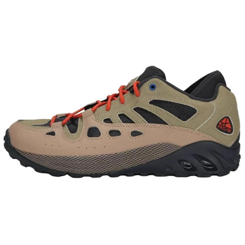 Кроссовки Nike ACG Air Exploraid Покрытие Противоскользящие Низкие Уличные Кроссовки Мужские Коричнево-Зеленые - изображение 1