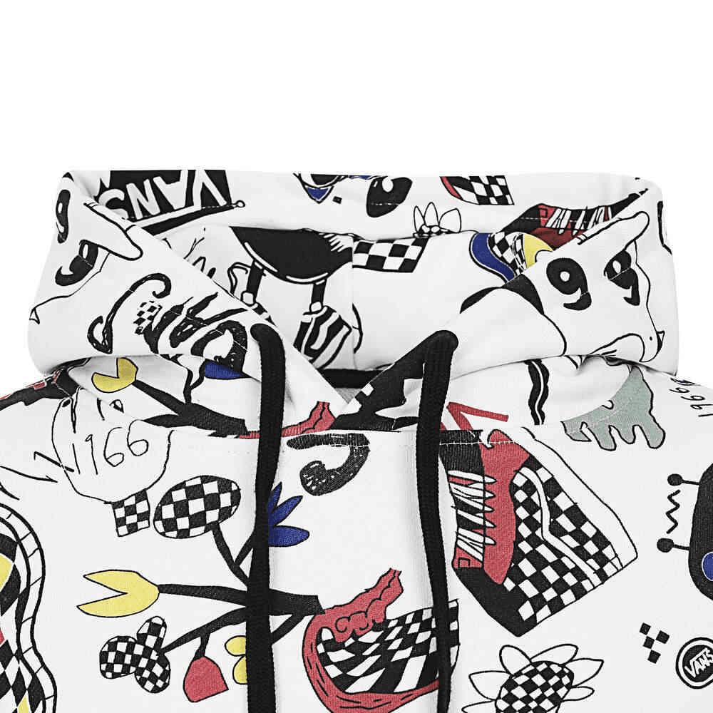 Худи Vans Doodle AOP Hoodie White - изображение 3