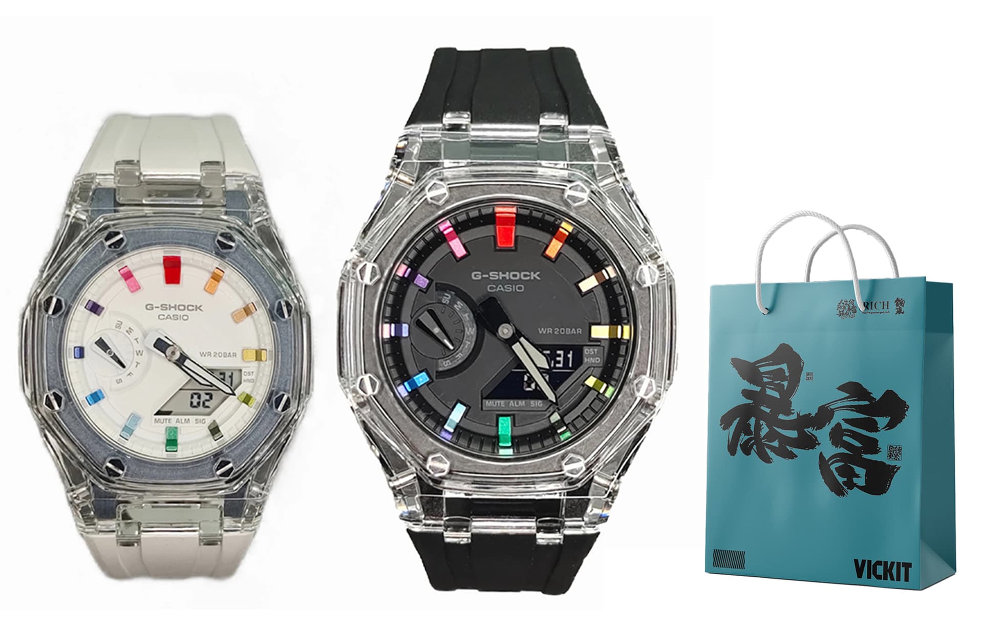 Часы CASIO GMA-S2100-7A GA-2100-1A1 - изображение 2