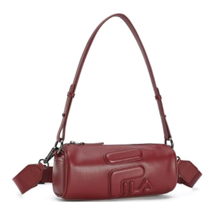 Мини-сумка FILA ORIGINALE ПУ (полиуретан) Сумка Сумка через плечо Мини Женский Enchanting Pink Вино Красный - изображение 3