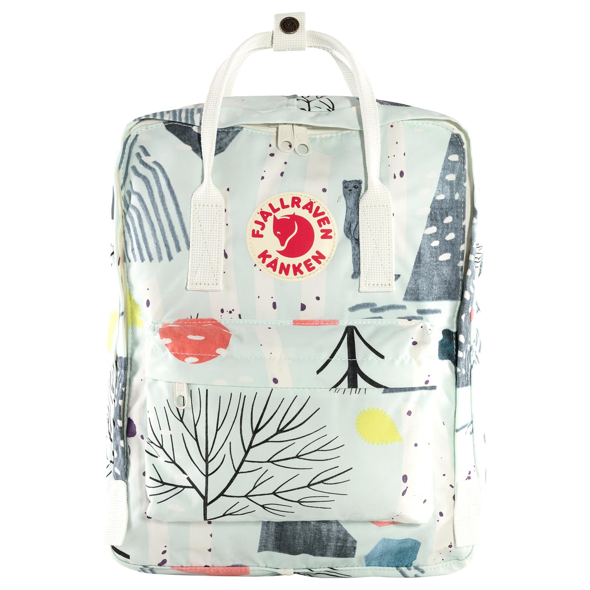 Рюкзак Fjallraven Kanken Полиэфирное волокно Рюкзаки Обычный (стандартный) Унисекс Березовый Forest - изображение 1
