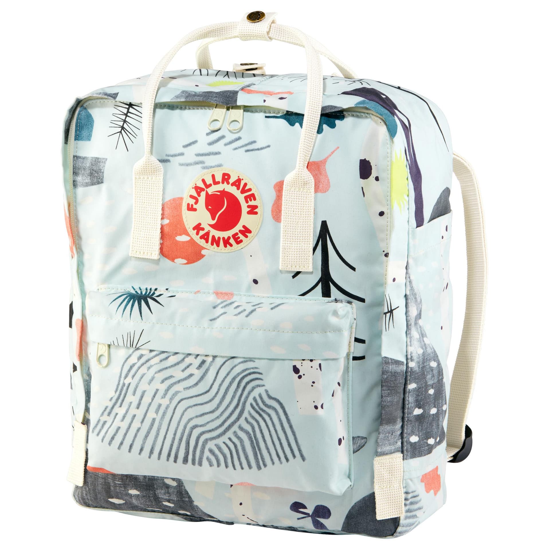 Рюкзак Fjallraven Kanken Полиэфирное волокно Рюкзаки Обычный (стандартный) Унисекс Березовый Forest - изображение 2