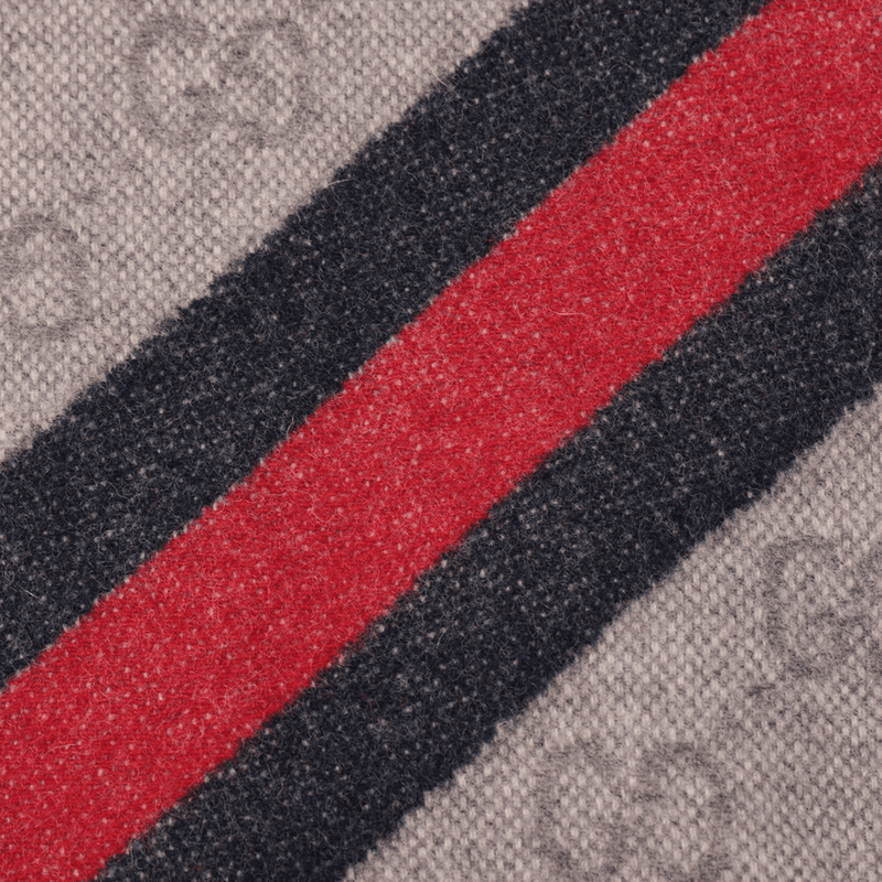 Шарф GUCCI Вязаные шерстяные шарфы Женские Темно-серый - изображение 3