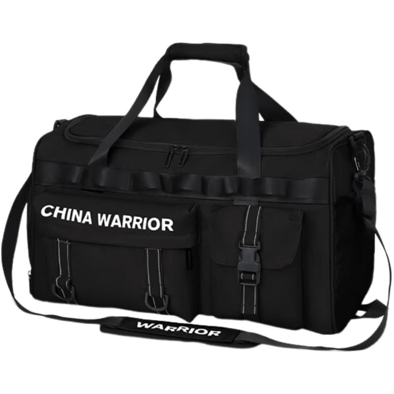 Спортивная сумка Warrior Нейлоновая Путешественная Сумка Большая Унисекс Хаки Черный - изображение 1