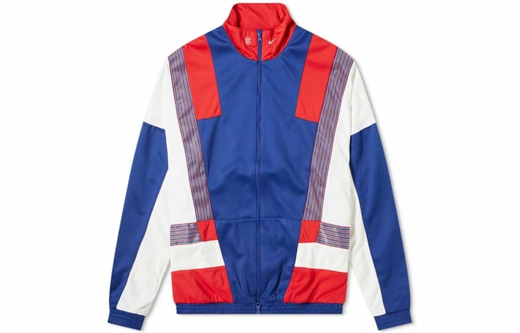 Спортивный костюм Nike x CLOT M NRG Logo Embroidered Jacket Set Blue - изображение 2