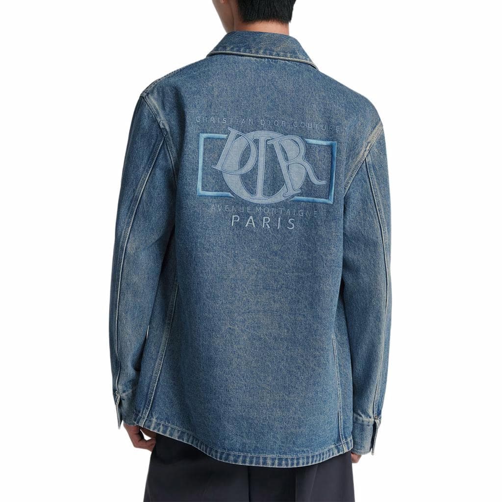 Джинсовая куртка DIOR FW24 Logo - изображение 3