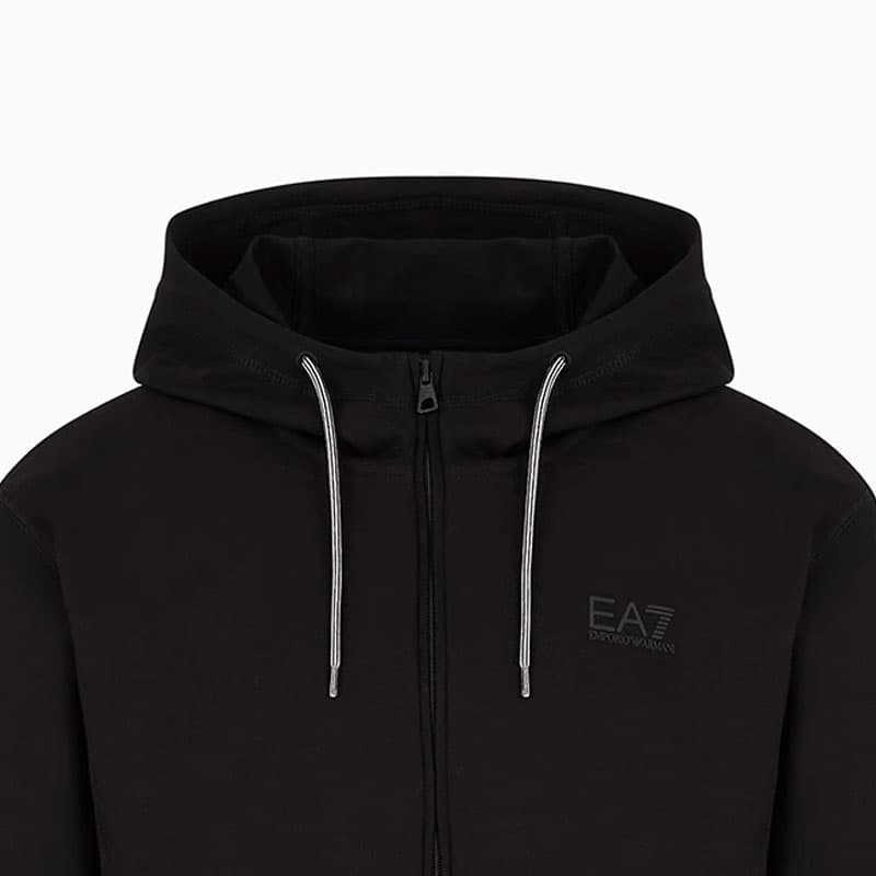 Спортивный костюм EMPORIO ARMANI EA7 SS25 Повседневная Спортивная Одежда Мужская Черная - изображение 2