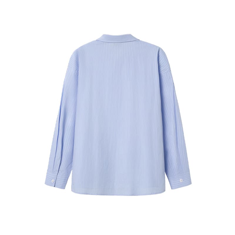 Рубашка WAYNEXZAVIER Blue Men's Shirts WAYNEXZAVIER Синий Мужские Рубашки - изображение 2