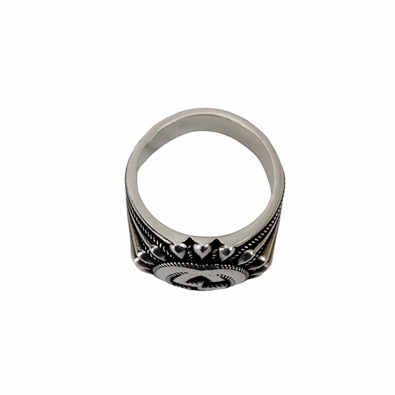 Кольцо Gucci Silver Logo Ring - изображение 3