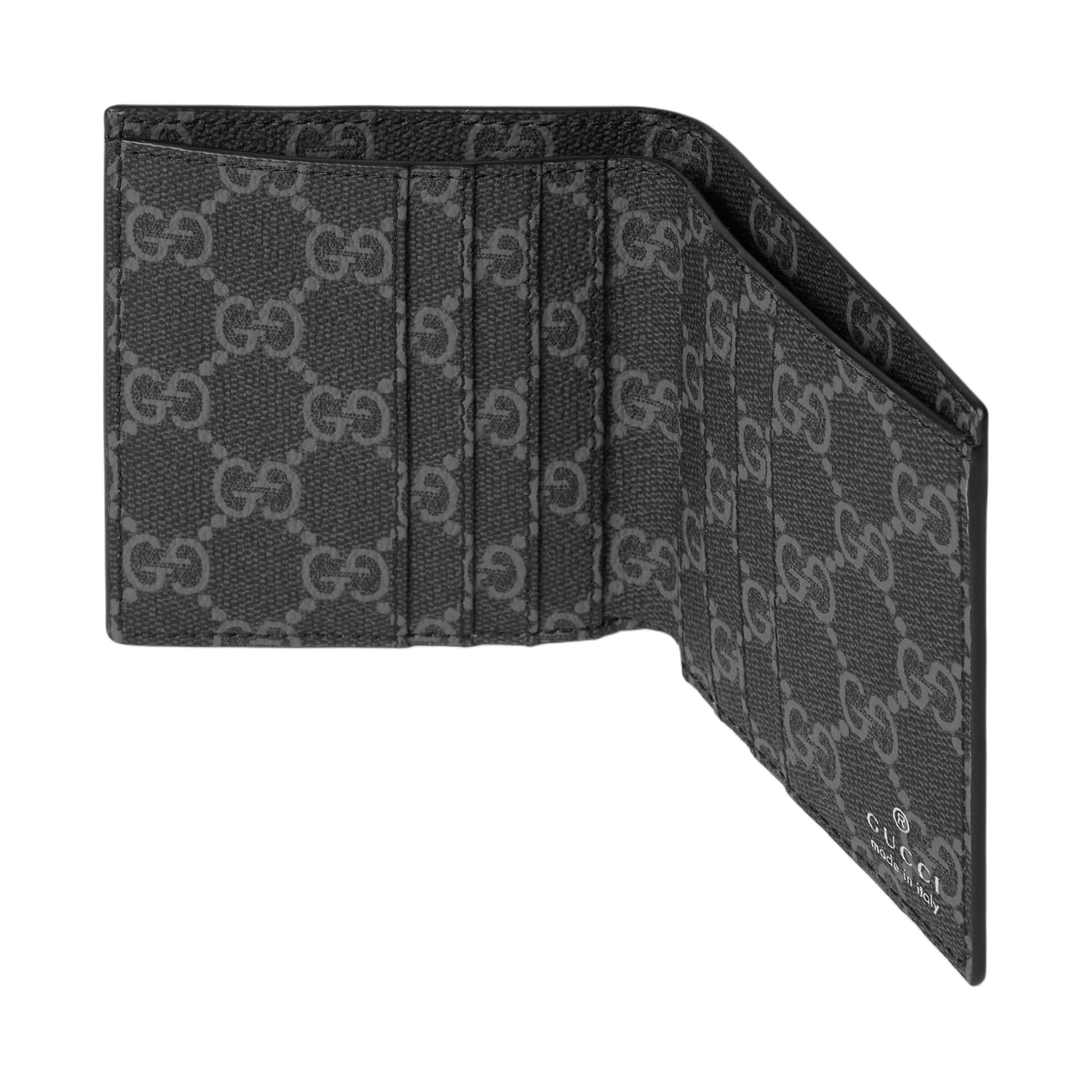 Кошелек GUCCI GG Emblem Кожа Кошелек Мужской Черный - изображение 5