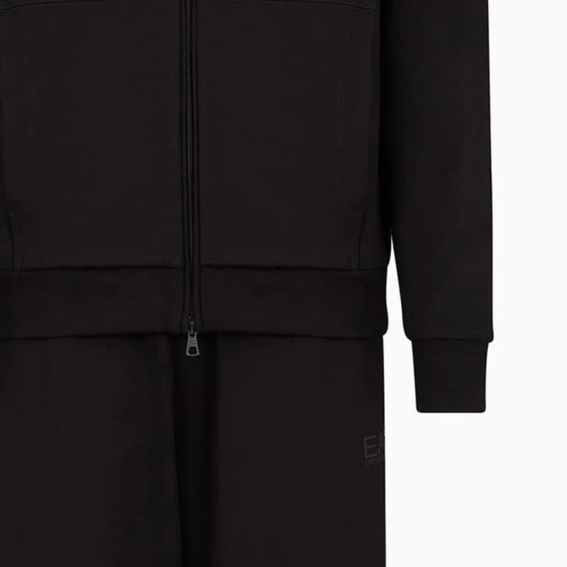 Спортивный костюм EMPORIO ARMANI EA7 SS25 Повседневная Спортивная Одежда Мужская Черная - изображение 3