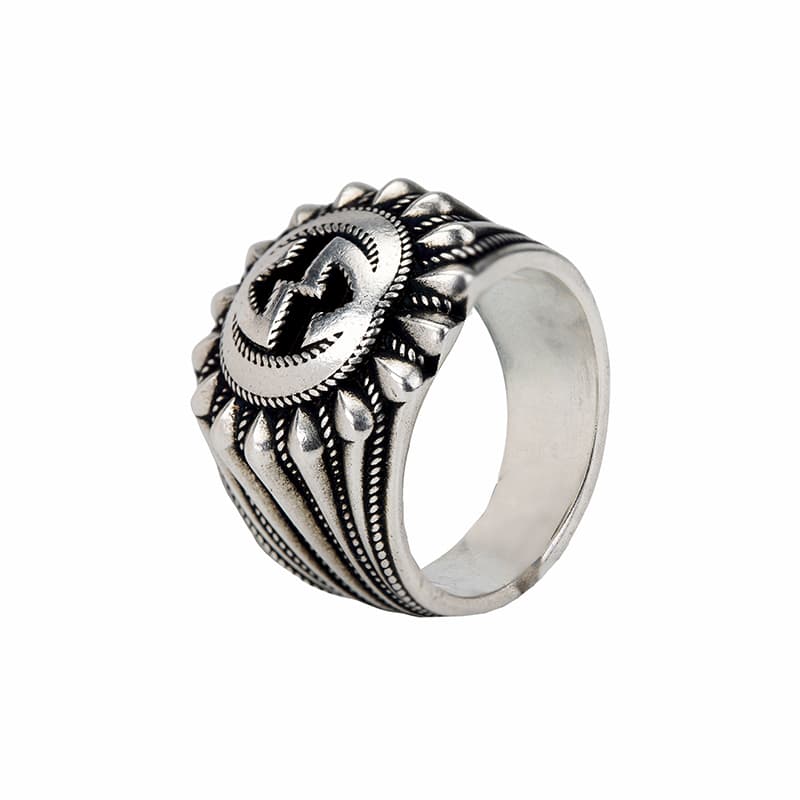 Кольцо Gucci Silver Logo Ring - изображение 2