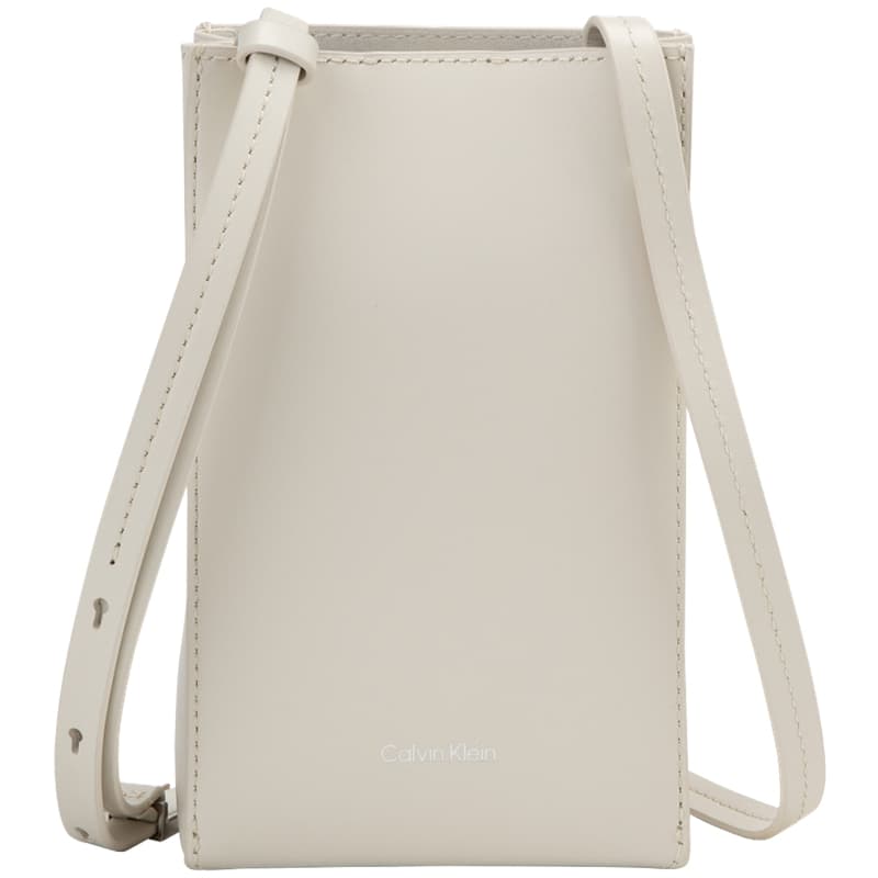 Сумка через плечо Calvin Klein SS25 Коровья кожа Сумка через плечо Средняя Женская Светло-коричневая - изображение 1