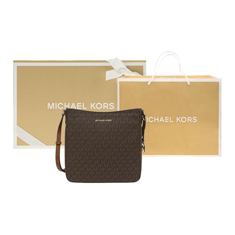 Сумка через плечо Michael Kors Jet Set Travel Brown - изображение 5