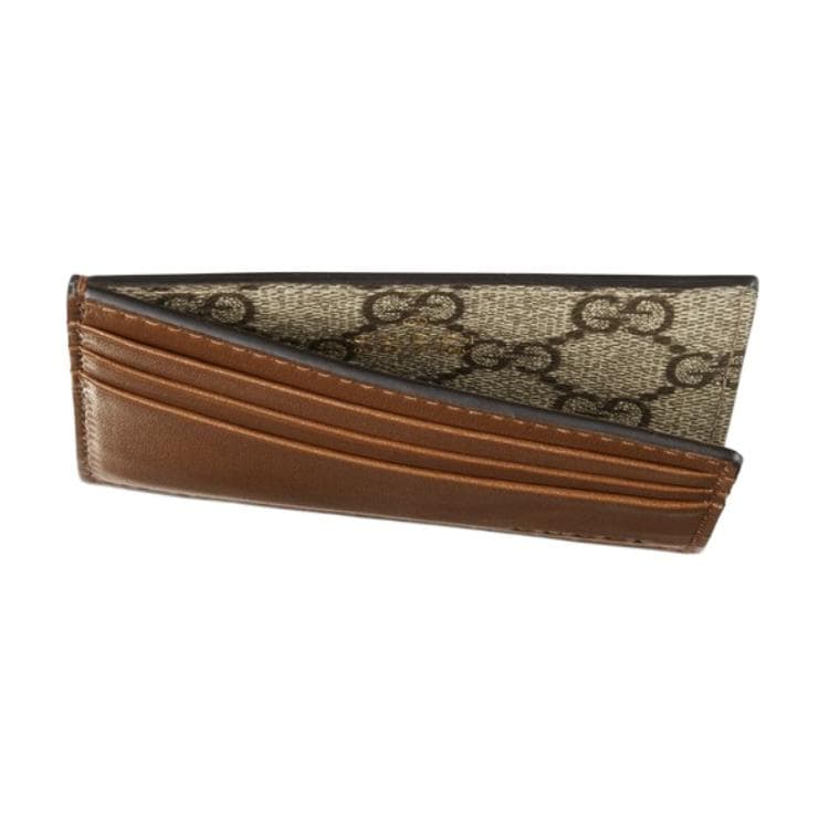 Картхолдер Gucci GG Emblem Кожа Визитницы Мужской Коричневый - изображение 4