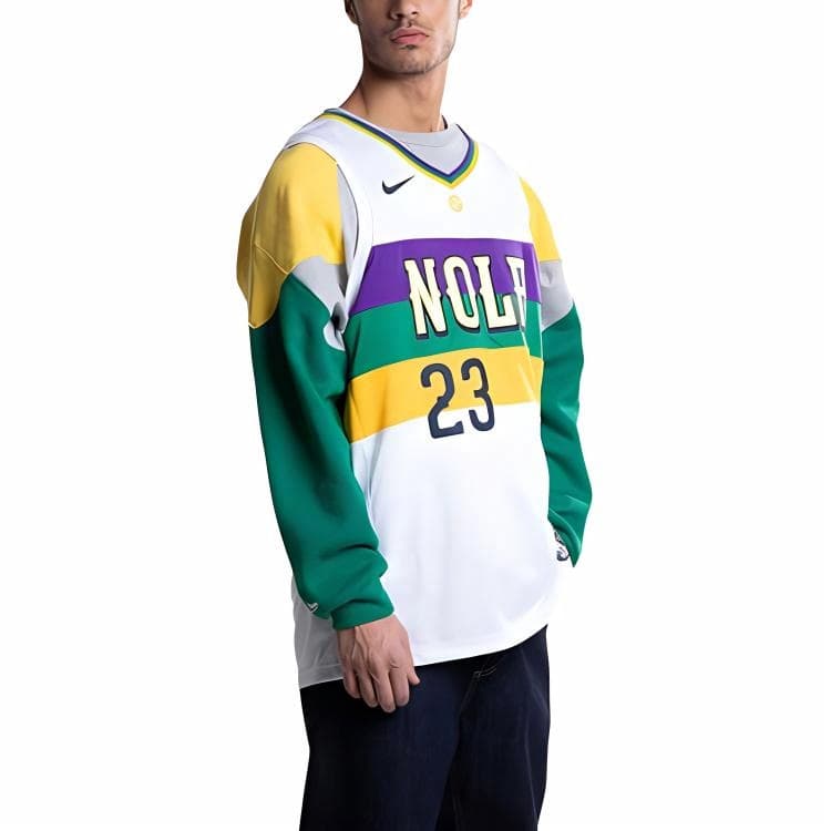 Баскетбольная майка Nike NBA SW 18-19 23 - изображение 4