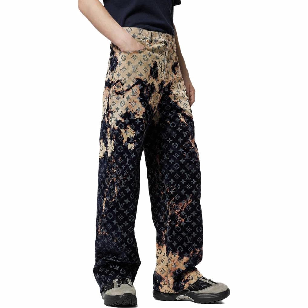 Штаны Louis Vuitton SS24 Faded Cloud Jeans - изображение 6