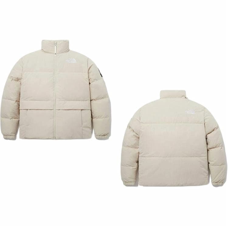 Зимняя куртка The North Face Logo Jacket White - изображение 4